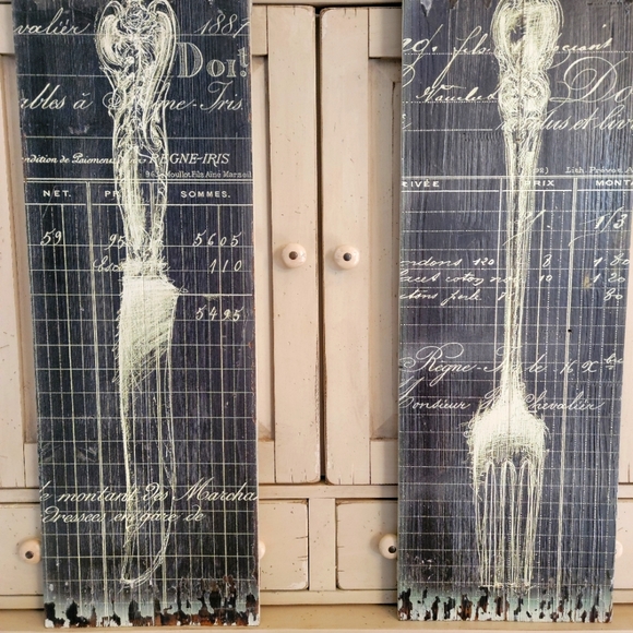 Home Goods Other - Fork & Knife Wall Decor BNWT